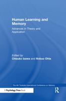 Human Learning and Memory: Advances in Theory and Applications--The 4th Tsukuba International Conference on Memory 080584788X Book Cover