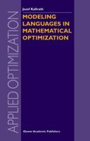 Modeling Languages in Mathematical Optimization 1461379458 Book Cover