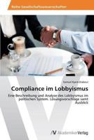 Compliance Im Lobbyismus 3639499948 Book Cover