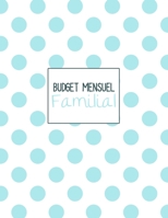 Budget mensuel familial: Journal de caisse, registre comptable de famille, privé, personnel | 100 pages de 25 lignes chacune| 102 pages | Pois turquoise | Format A4 8,5" x 11" (French Edition) 1700312553 Book Cover