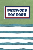 Password Log Book: Logbook To Protect Usernames, Internet Websites and Passwords Kraft And Water Color Cover (Vol.) 1698496494 Book Cover
