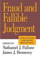 Fraud and Fallible Judgment: Deception in the Social and Behavorial Sciences 156000813X Book Cover