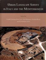 Urban Landscape Survey in Italy and the Mediterranean 184217486X Book Cover
