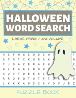 Halloween Word Search: Puzzle Book Large Print - 80 Halloween Puzzles 1697437842 Book Cover