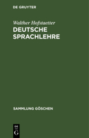 Deutsche Sprachlehre 3111295354 Book Cover