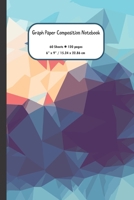 Low Poly Abstract Graph Paper Composition Notebook: Grid Paper Notebook Quad Ruled 60 Sheets 120 Pages 1689301791 Book Cover