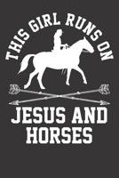 Notebook 6x9 120 Pages: College Ruled Horse Jesus Equestrian Show Jumping Western Riding 1081837616 Book Cover