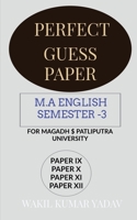 Perfect Guess Paper M.a English Semester -3 1647839394 Book Cover