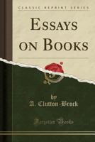 Essays On Books 1330049969 Book Cover