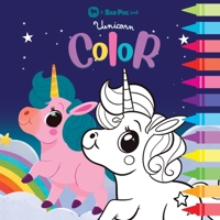 Unicorn Color: Coloring book (Let's color!) B0CKNC9RT6 Book Cover