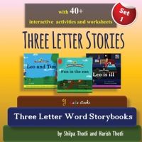 Three Letter Stories: Amazing collection of three preschool story and activity books with Three letter sight words 391031502X Book Cover
