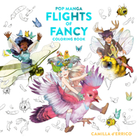 Pop Manga Flights of Fancy Coloring Book 1984862286 Book Cover