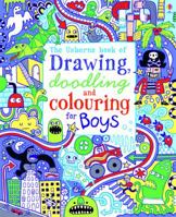 Usborne Blue Book of Drawing Doodling and Coloring by James MacLaine 0794532969 Book Cover