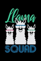 Llama Squad: Prayer Journal & Guide To Prayer, Praise And Showing Gratitude To God And Christ For Llama Lovers, Zoo Animal Enthusiasts And Everyone Who Believes That There Is No Prob Llama (6 x 9; 120 1702408795 Book Cover