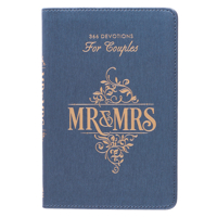 Mr & Mrs Devotions For Couples in LuxLeather 1432118862 Book Cover