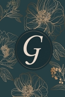 G: Initial Monogram Notebook, Monogram Journal, Initial Notepad, 100 Pages 1034169378 Book Cover