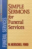 Simple Sermons for Funeral Services (Simple Sermons) 0801091225 Book Cover