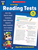 Scholastic Success with Reading Tests Grade 6 1338798677 Book Cover