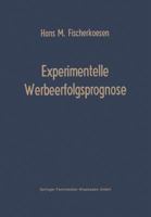 Experimentelle Werbeerfolgsprognose 3663005151 Book Cover