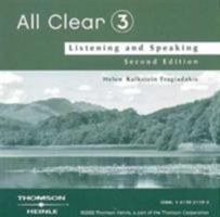 All Clear 3: Listening and Speaking -2 CDs 1413021190 Book Cover