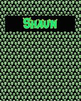 120 Page Handwriting Practice Book with Green Alien Cover Shaun: Primary Grades Handwriting Book 1097510492 Book Cover