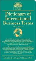 Dictionary of International Business Terms (Barron's Business Dictionaries) 0764124455 Book Cover