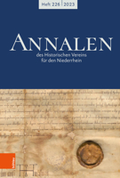 Annalen Des Historischen Vereins Fur Den Niederrhein 226 (2023) (German Edition) 3412529478 Book Cover