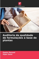 Auditoria da qualidade de formulações à base de plantas (Portuguese Edition) B0CK3XGCXC Book Cover