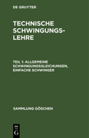 Allgemeine Schwingungsgleichungen, Einfache Schwinger 311129451X Book Cover