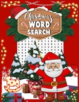 Christmas word search.: Easy Large Print word search Puzzle Book for Adults, Kids & Everyone for the 25 Days of Christmas. 1674090021 Book Cover