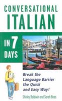 Conversational Italian in 7 Days 0844244988 Book Cover