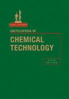 Kirk-Othmer Encyclopedia of Chemical Technology (Kirk 5e Print Continuation Series) (Volume 17) 0471485063 Book Cover