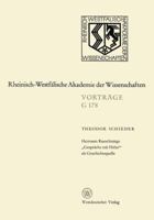 Hermann Rauschnings Gesprache Mit Hitler ALS Geschichtsquelle: 169. Sitzung Am 21. Juli 1971 in Dusseldorf 3663018318 Book Cover