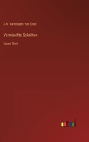 Vermischte Schriften: Erster Theil 3368213415 Book Cover