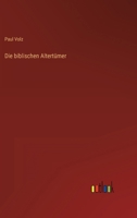 Die Biblischen Altertumer 3846025267 Book Cover