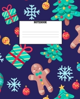 Notebook: Smell the gingerbread and fir trees with this Christmas Journal! 1692617540 Book Cover