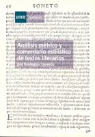 Análisis métrico y comentario estilístico de textos literarios 8436245679 Book Cover