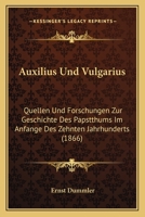 Auxilius Und Vulgarius 3743608197 Book Cover