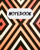 Notebook: 100 Pages: Geometric Print 169097897X Book Cover