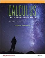 Calculus: Early Transcendentals, Single Variable [with eGradePlus 1-Term Access Code] 047064768X Book Cover