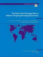 The Role Of The Exchange Rate In Inflation   Targeting Emerging Economies (Occasional Paper) 1589067967 Book Cover