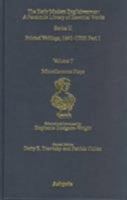 Miscellaneous Plays: Printed Writings 1641-1700: Series II, Part One, Volume 7 0754602214 Book Cover