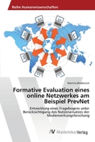 Formative Evaluation Eines Online Netzwerkes Am Beispiel Prevnet 3639398017 Book Cover