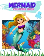 Mermaid Coloring Book: Creative Haven Mermaids Coloring Book B08W7SNJXX Book Cover