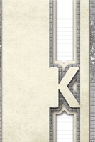 Letter K: Personalized Design Notebook: 120 pages 170562667X Book Cover