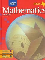 Holt Mathematics Course 1 (TEXAS EDITION) 0030411432 Book Cover