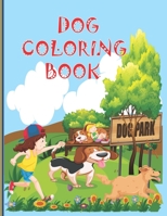 Dog Coloring Book: Cute Animals: Relaxing Coloring Book for Girls, Cute Dogs, Cats, Ages 4-8, 9-12, 13-19 B08SYW334P Book Cover