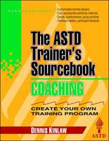 Coaching: The ASTD Trainer's Sourcebook 0070534438 Book Cover