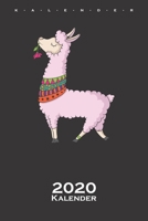 Salsa Lama mit Rose Kalender 2020: Jahreskalender für Lama und Alpaka Liebhaber und Freunde 1652359591 Book Cover