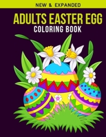 Adults Easter egg Coloring Book: Adult Coloring Book with Stress Relieving Easter egg Coloring Book Designs for Relaxation 1652844678 Book Cover